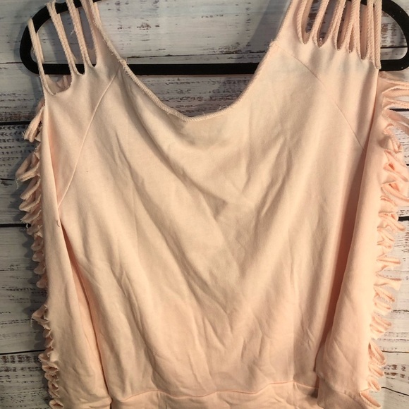 VENUS Pink Sleeveless Cut Out Sweatshirt - Picture 10 of 12